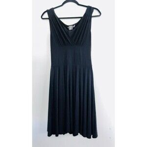 Norma Kamali Little Black Sleeveless‎ Cocktail Classy Dress Women's S Timeless